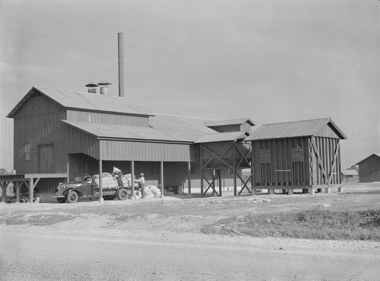 Cooperative cotton gin and storehouse.