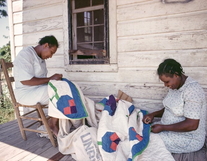 Marie Pettway and Lillie Mae Pettway