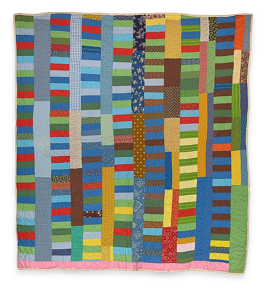 Martha Jane Pettway, Strips and strings, c. 1960s